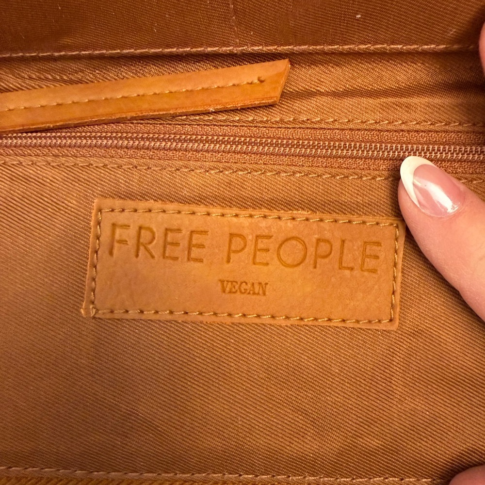 Free People Vegan Leather Zip Wristlet Wallet - Picture 3 of 8